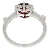 Sterling Silver Semi Mount Ring Setting Round RD 8x8mm White Topaz D - PJC2849 - Syzjewelry